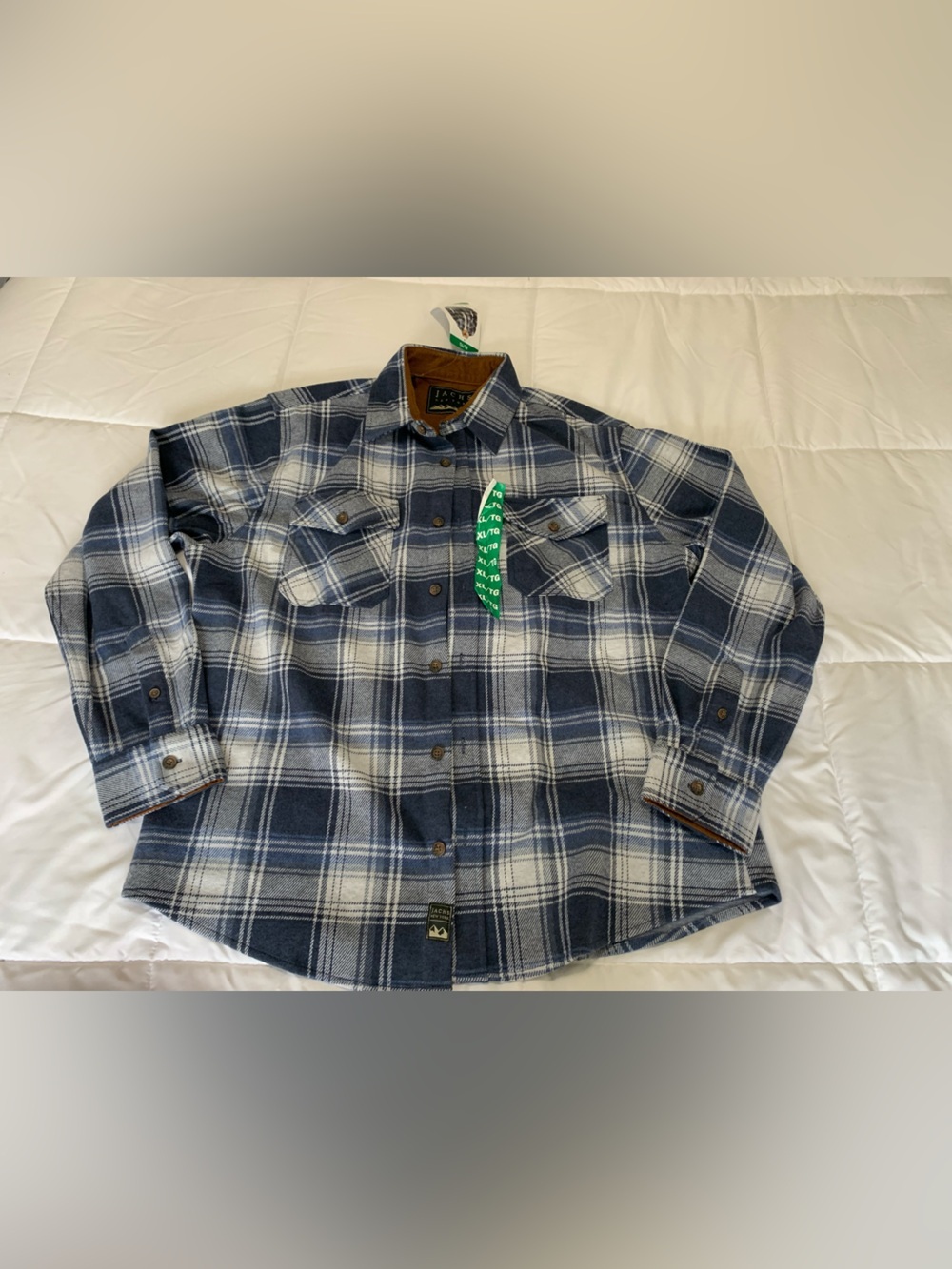 New with tags JACHS flannel shirt mens size XL